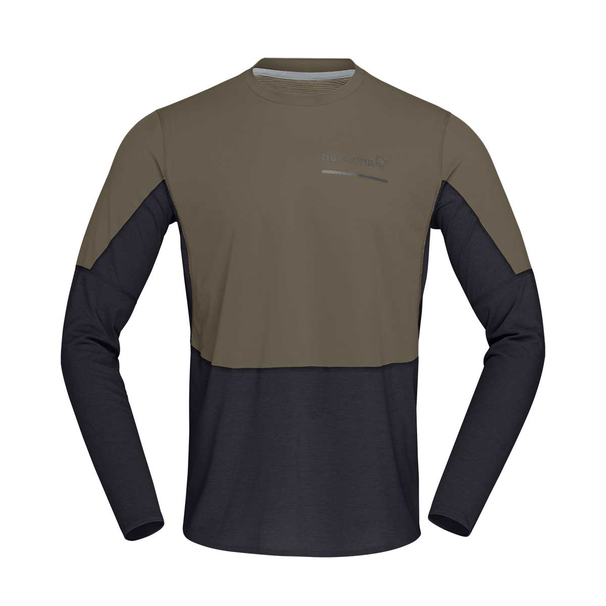 Norrona Senja Equaliser Lightweight Long Sleeve Shirt Men's in Olive Night